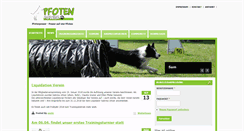 Desktop Screenshot of pfotenpower-ev.de